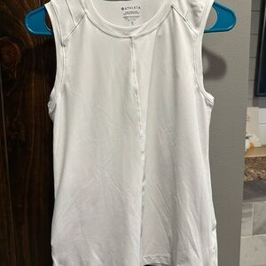 Athleta White Sleeveless Top